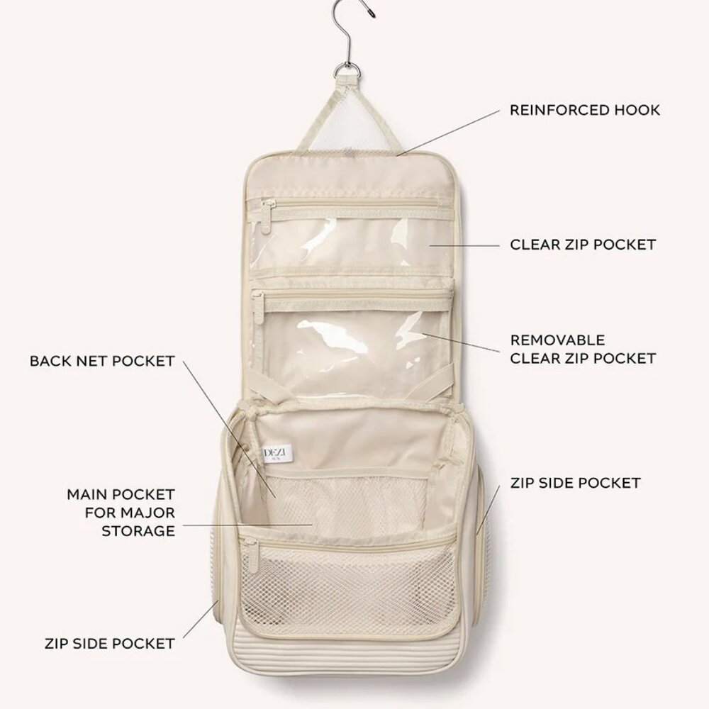 DEZI SKIN Pack It All- Multi-Purpose Hanging Travel Bag